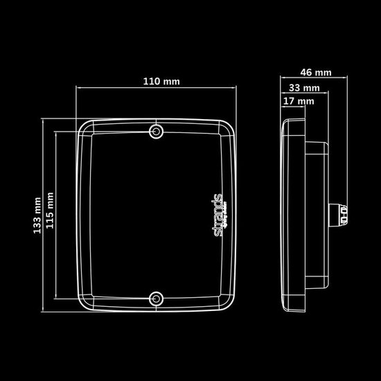 Strands FOR9T Illusion Achteruitrij-/mistlicht