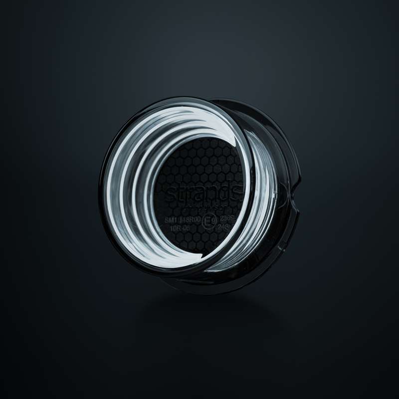 Strands FOR9T Geo Breedtelamp Rood