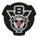 EMBLEEM STICKER - 11 V8 SODERTALJE SVERIGE