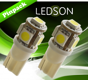 LED xenon 5xSMD W5W