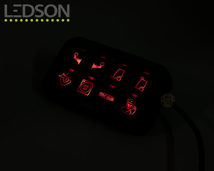 Ledson relays box with bluetooth