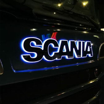 VERLICHTE LETTERS LED - SCANIA NG WIT