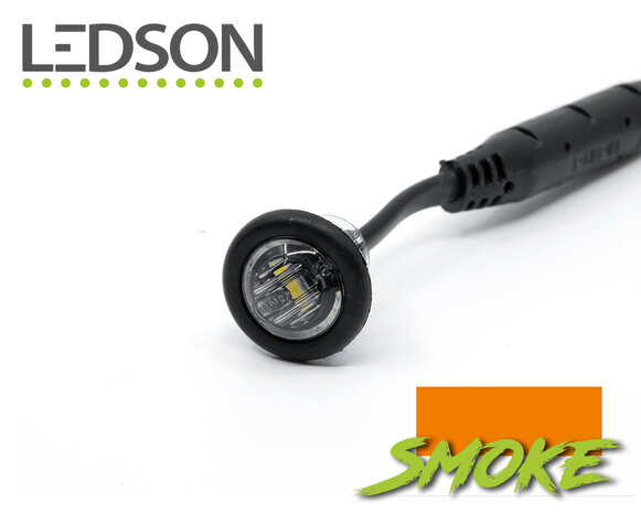 Ledson smoke inbouwlamp 28mm  Kleur: Oranje