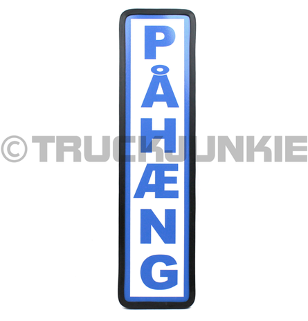 PAHAENG BORD BLAUW - 40X10CM