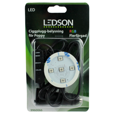 LEDSON - POPPY LED - RGB - SIGARETTENSTEKKER - 12-30V