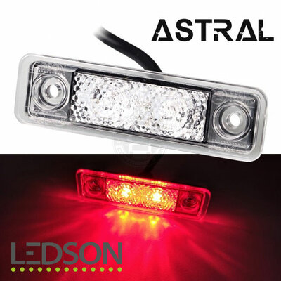 LEDSON - Astral - EASY FIT LED POSITIELICHT - ROOD
