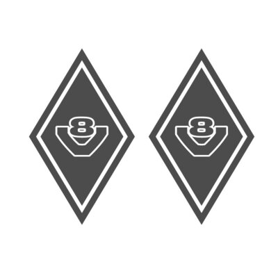 HOEK SCHILD STICKER V8