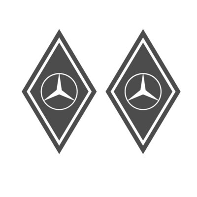 HOEKSCHILD STICKER MERCEDES