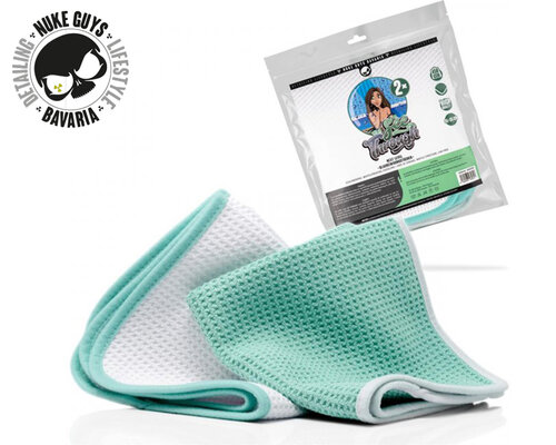 NUKE GUYS - &quot;SEE THROUGH&quot; - RAAMDOEK HONINGRAAT 35x35cm - PAK VAN 2