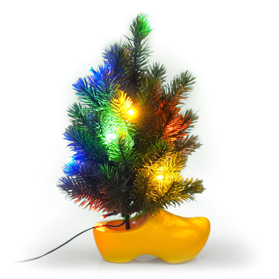 MINI KERSTBOOM MET LED INCL. KLOMP