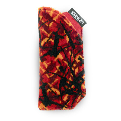 OMNIUS BRILLENHOES - ROOD DEENSE PLUCHE