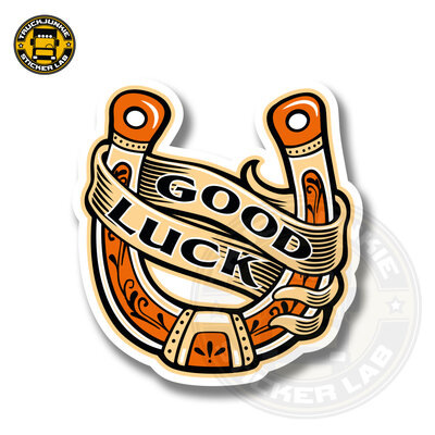 Good Luck - Full print sticker