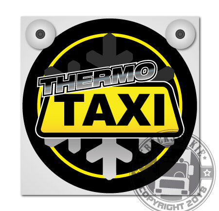 THERMO TAXI - LICHTBAKJE DELUXE - LOSSE FRONTPLAAT