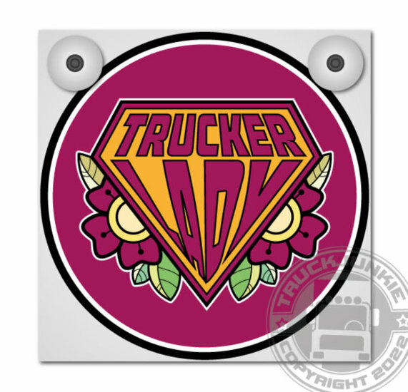 TRUCKER LADY - ROZEN - LICHTBAKJE DELUXE - VOORPLAATSET