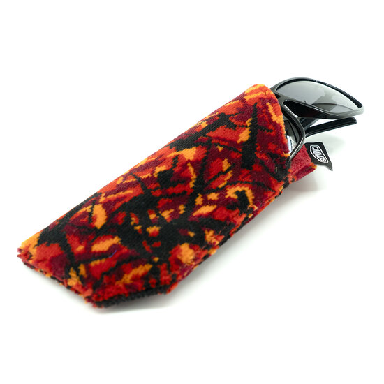 OMNIUS BRILLENHOES - ROOD DEENSE PLUCHE