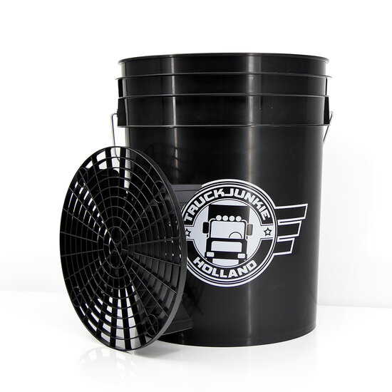 Grid Guard Emmer TruckJunkie 20 liter - Zwart