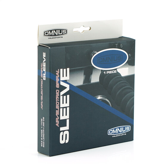 OMNIUS - LUCHTSLANG SPIRAAL HOES - BLAUW