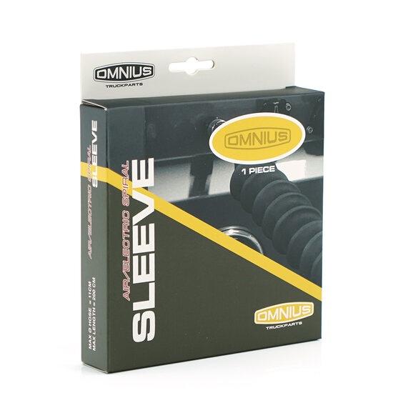 OMNIUS - LUCHTSLANG SPIRAAL HOES - GEEL