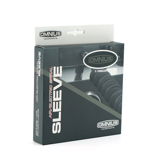 OMNIUS - LUCHTSLANG SPIRAAL HOES - ZWART