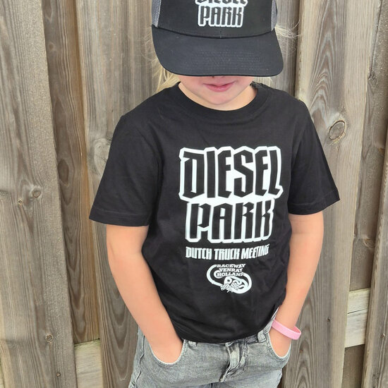 TRUCKJUNKIE Dieselpark KIDS T-SHIRT Zwart