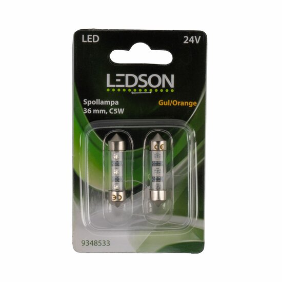 36mm / C5W - GEEL - 24v