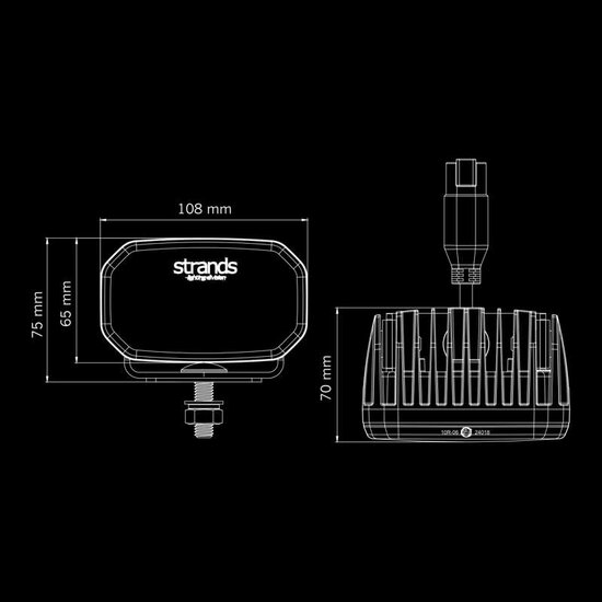 Strands FOR9T Pod Rijlicht 4&quot;
