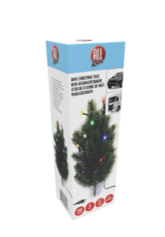 Mini Christmas Tree Allride &ndash; USB LED kerstboompje voor in de cabine