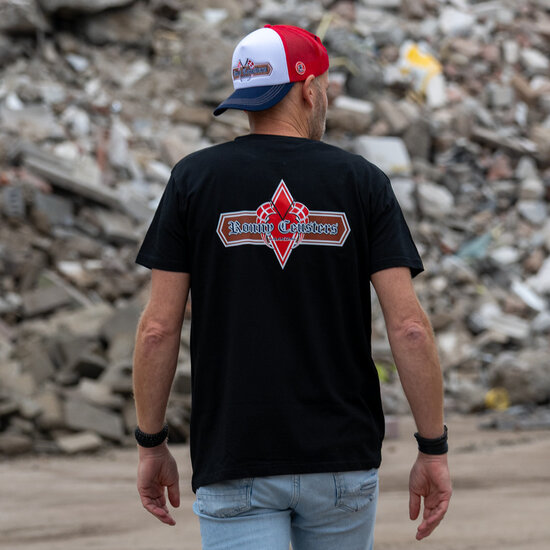 Ronny Ceusters T-Shirt - Diamond - Black