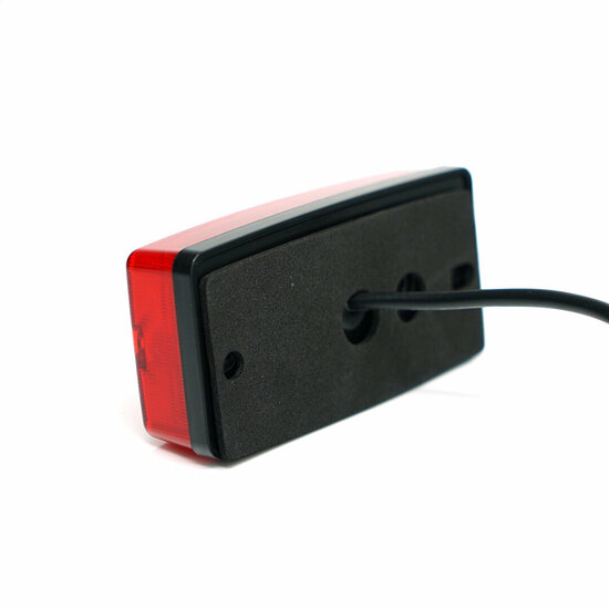 OMNIUS LED ZIJMARKERINGSLAMP - LED ROOD / LENS ROOD - REM-/ACHTERLICHT