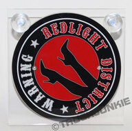 RED LIGHT DISTRICT - LICHTBAKJE DELUXE -  LOSSE FRONTPLAAT