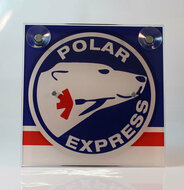 POLAR EXPRESS ROOD/BLAUW - LICHTBAKJE DELUXE - COMPLEET