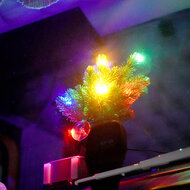 MINI KERSTBOOM MET LED INCL. KLOMP
