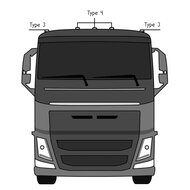 VOLVO TOPLAMP 2012 - TYPE 3 - SET