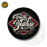Truckjunkie - Red wyber - Full print sticker