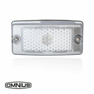 OMNIUS LED ZIJMARKERINGSLAMP - LED WARM WIT / LENS HELDER
