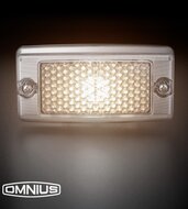 OMNIUS LED ZIJMARKERINGSLAMP - LED WARM WIT / LENS HELDER