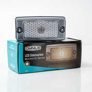 OMNIUS LED ZIJMARKERINGSLAMP - LED WARM WIT / LENS HELDER