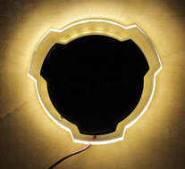 WARM WIT - VERLICHT EMBLEEM - 24V