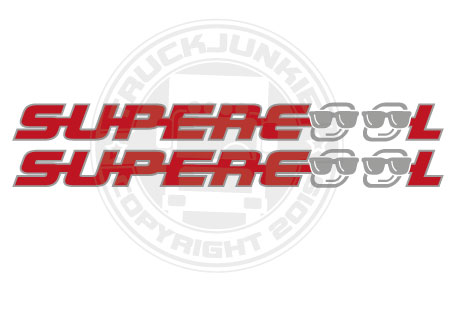 SUPERCOOL - TWEEKLEURIGE STICKER