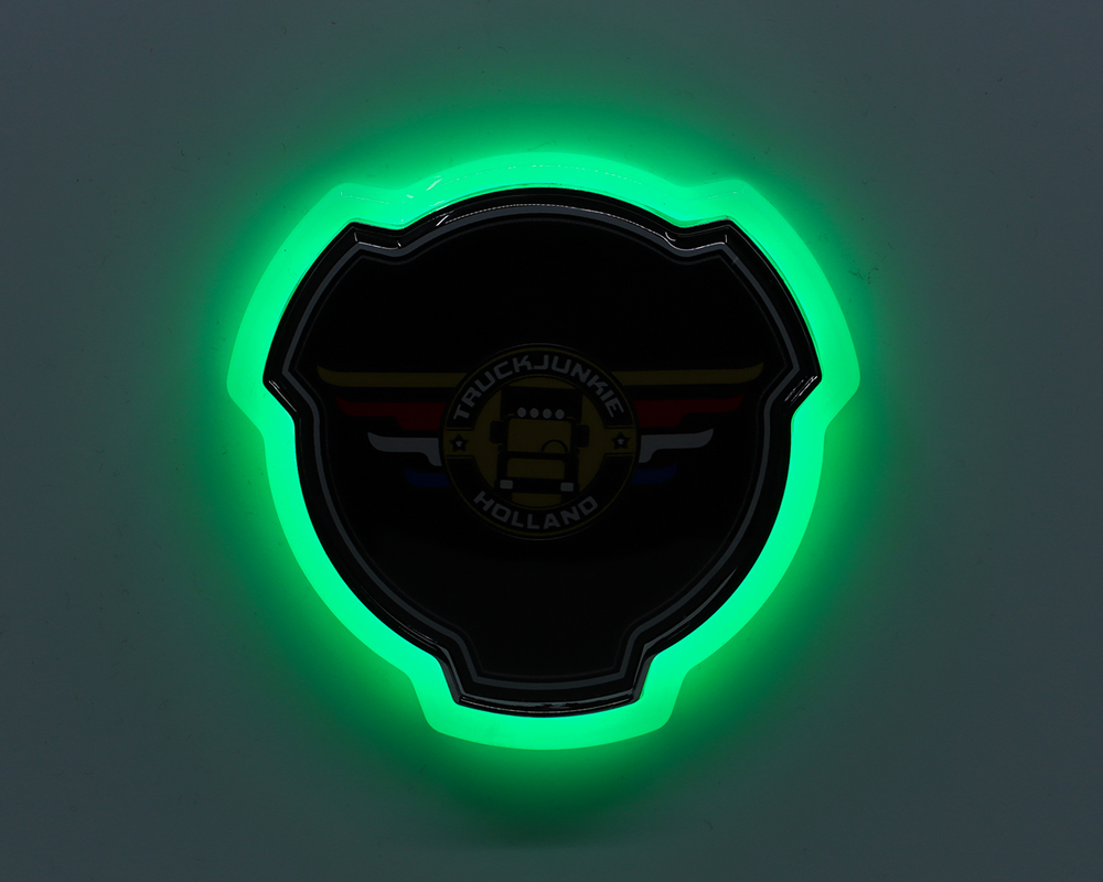 LIGHTED EMBLEM SCANIA IN GREEN LED 