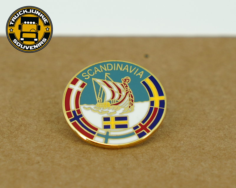 PIN - SCANDINAVIA FLAGS
