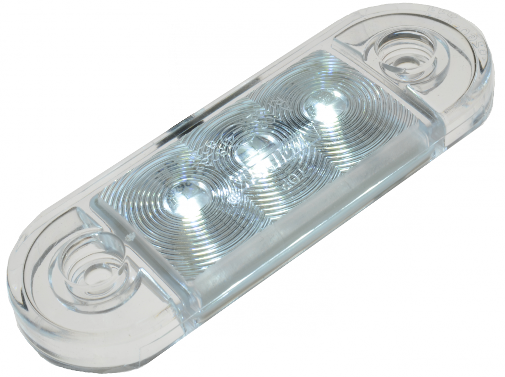 ZIJMARKERINGSLAMP DUN - WIT