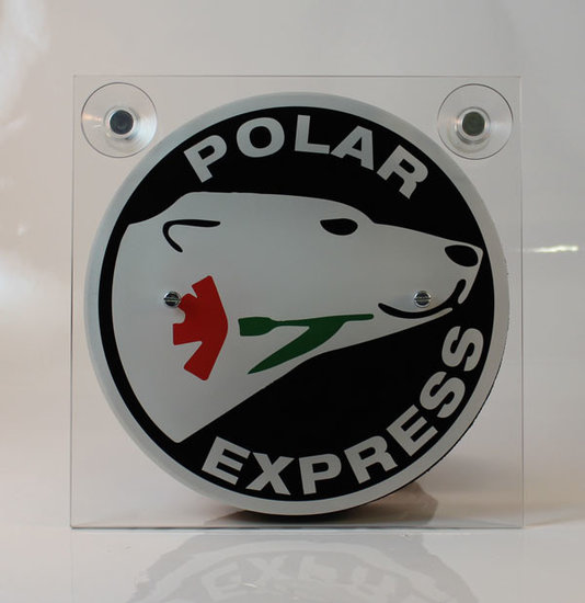 POLAR EXPRESS ZWART/WIT - LICHTBAKJE DELUXE - LOSSE FRONTPLAAT