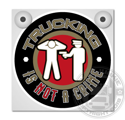 TRUCKING IS NOT A CRIME - LICHTBAKJE DELUXE - LOSSE FRONTPLAAT