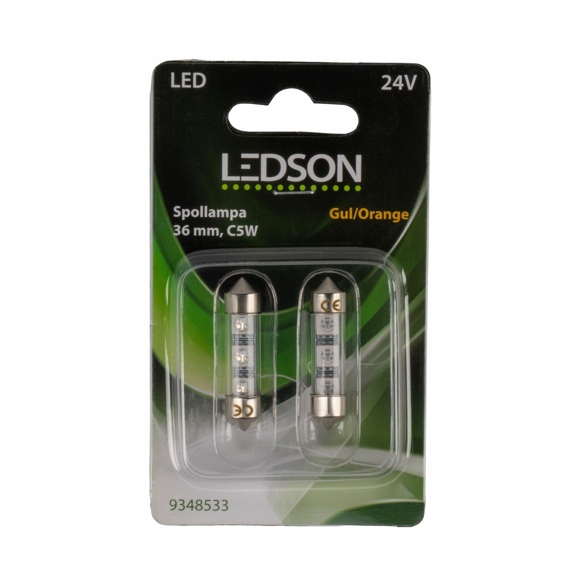 36mm / C5W - GEEL - 24v