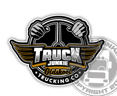 TRUCKJUNKIE WHEEL & WINGS - FULL PRINT STICKER
