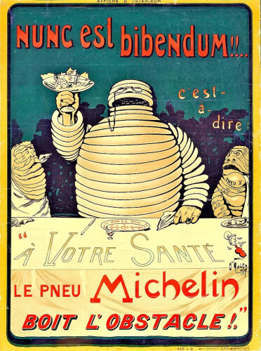 Michelin Bibendum oude slogan