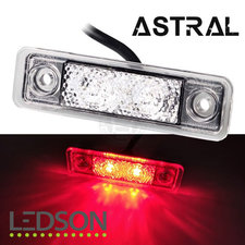 LEDSON - Astral - EASY FIT LED POSITIELICHT - ROOD