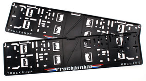 TRUCKJUNKIE TRUCKSHOP HOLLAND - FLAGS - KENTEKENPLAATHOUDER