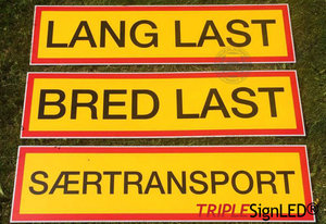 TripleSign® Front plate - met tekst